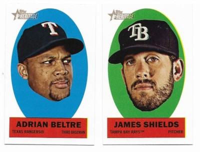 2012 Topps Heritage STICK-ONS Wright Ellsbury Carpenter Lincecum Longoria ++++