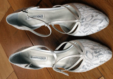 Benjamin Adams Ladies White Wedding/Bridal Shoes , UK  Size 6½. Free Postage