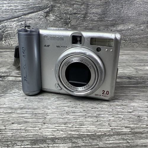 Canon Power Shot A60 2.0 Mega Pixels PC1044 Digital Camera For Parts Repair - Picture 9 of 11