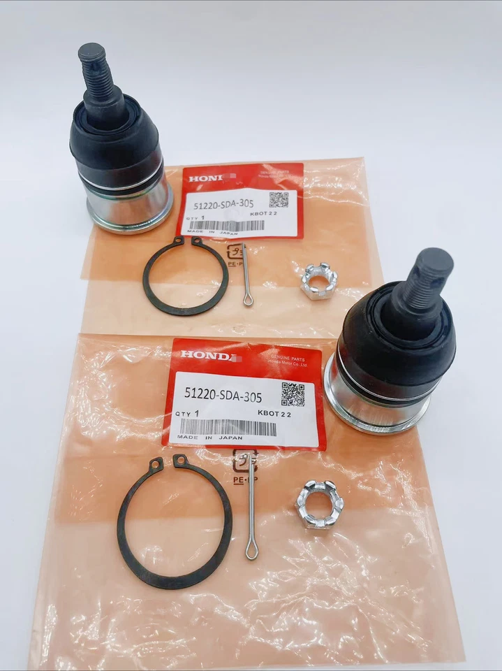 Rótula de brazo inferior delantero 51220-SDA-305 OEM 2 PIEZAS para Honda Accord Acura TL TSX Foto 2 de 4