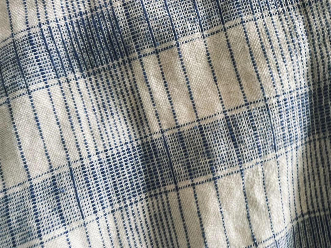 Cappotto lungo ACNE STUDIOS donna motivo a scacchi bianco blu taglia 32