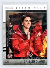 Caitlin Clark 2025 Panini Caitlin Clark Chronicled #58 Lifestyle Super Bowl