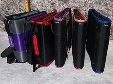 Lot Of 5 Mead Five Star / Case-It Zip-Up 3-Ring Binders, Great Shape