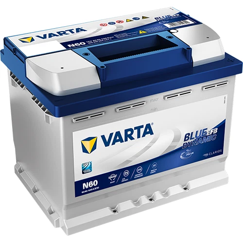 Starterbatterie Varta 560500064D842 Blue Dynamic Efb für Audi Citroën Fiat Ford