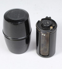 VINTAGE ZEISS RELOADABLE BRASS FILM CARTRIDGE IN THE CASE VERY CLEAN FOR CONTAX