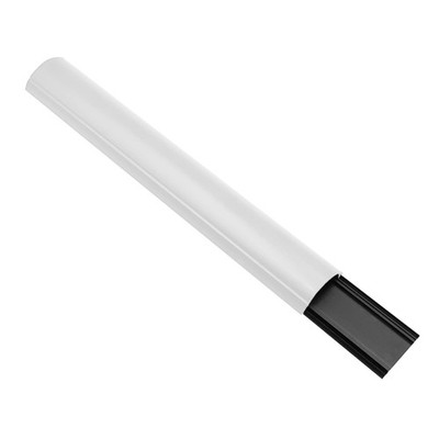 Electriduct Premium Cable Shield PVC Floor Cord Cover Wire Protector - Large Whi