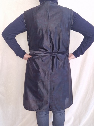 Nylon Dederon kittel schürze Vintage Apron M82--Original 70er Jahre--- - 第 3/3 張圖片