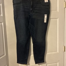 NWT Womens Terra  Sky High Rise Skinny Denim Pant Jean Size 24W