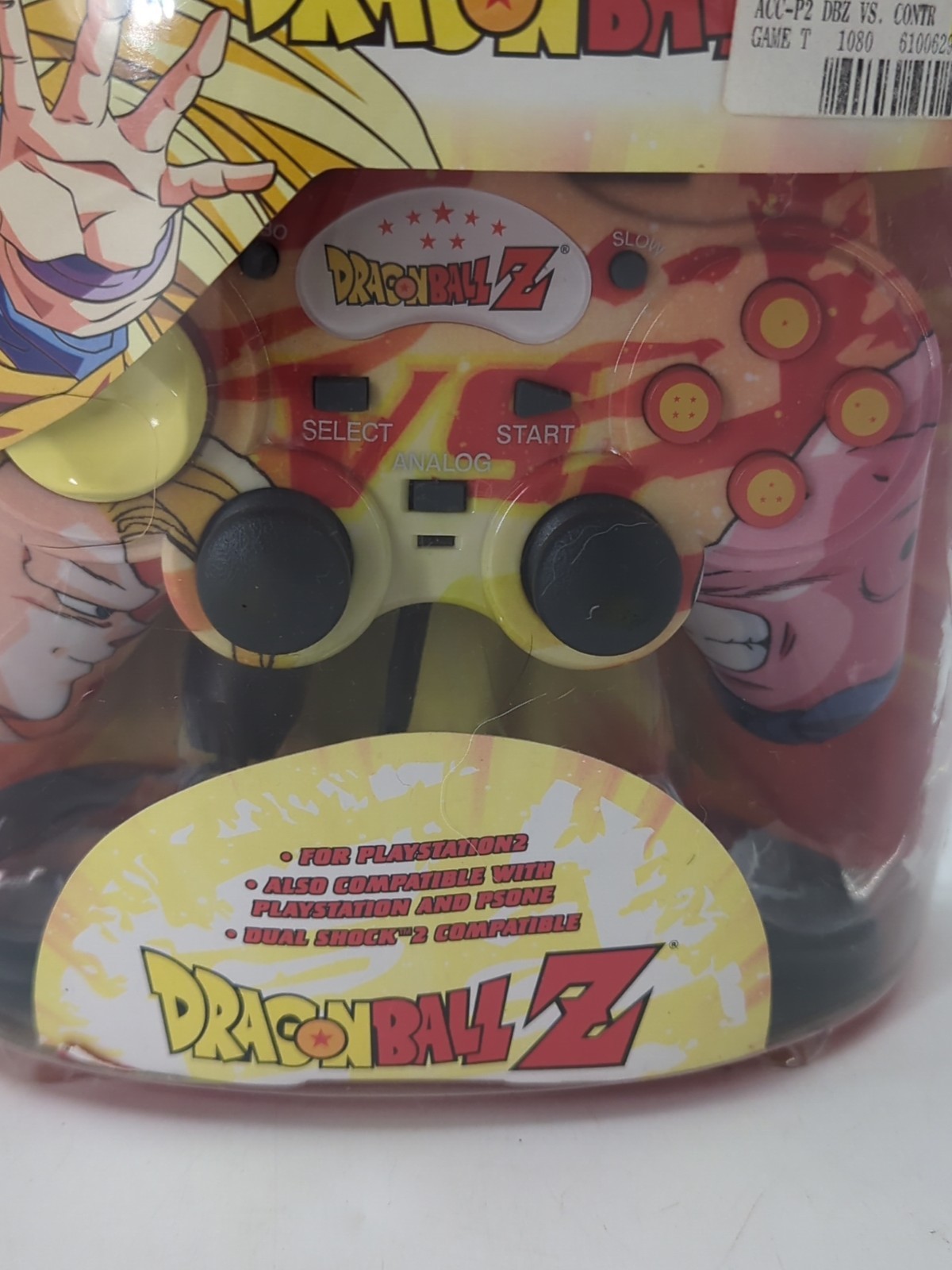 Dragon Ball Z SS3 Goku VS Majin Buu PS2 Controller LIMITED DBZ  NUBYTECH 2003
