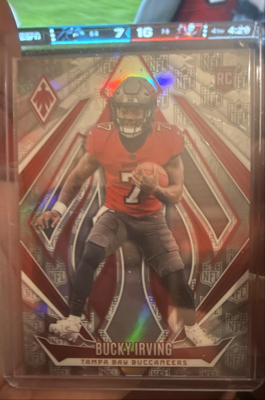 2024 Panini Phoenix - Rookies Bucky Irving #166 NFL Shield /150 (RC)