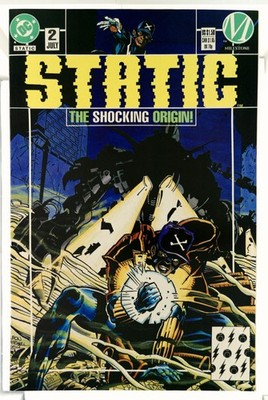 Static Milestone #2 1993 DC Comics VF+ Comic Book 1st App Tarmack Direct