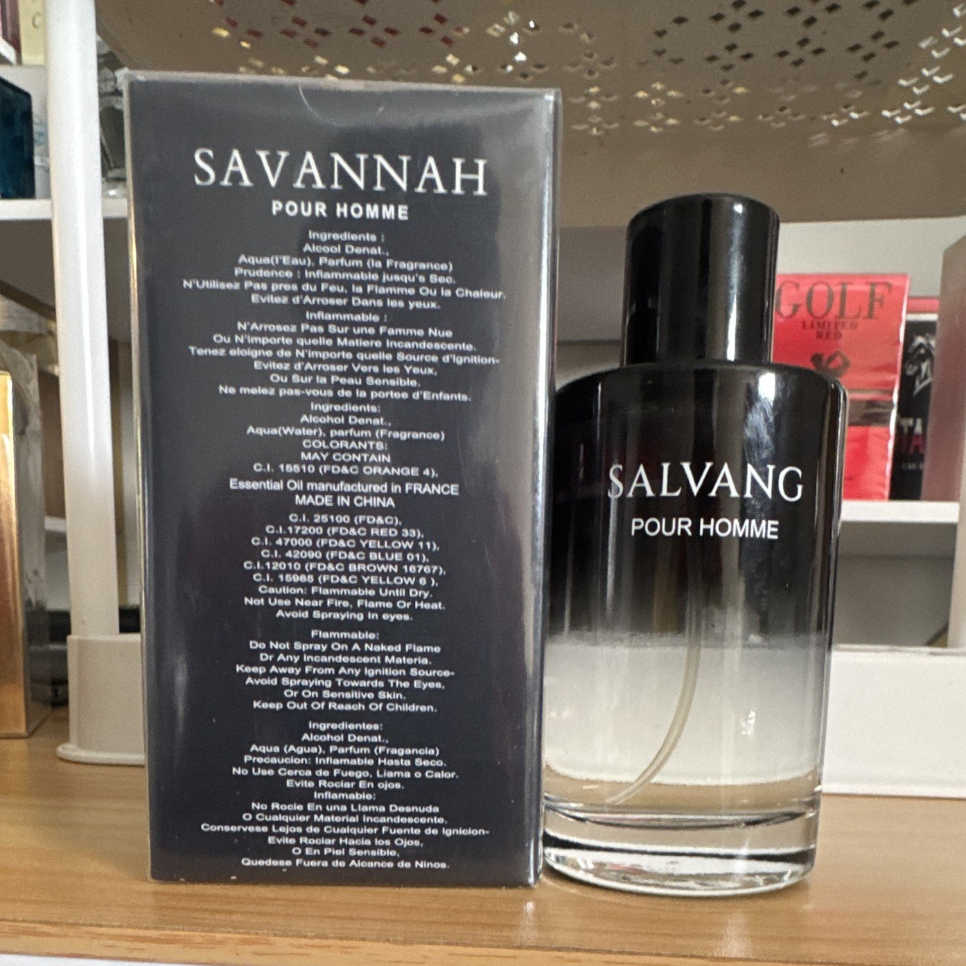 Savannah Pour Homme Eau de Parfum Spray, Regular Size 3.4 fl oz