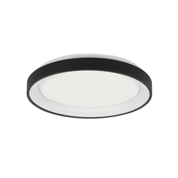 Led Deckenleuchte Wohnzimmer Schwarz Weiß Ø28 Cm 2700 K Deckenlampe Wohnlich-image