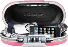 MasterLock 5900DPNK Pink Durable Water-Resistant Personal Portable Safe
