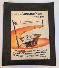 Vintage Get Well Soon Greeting Card Unused Made In USA