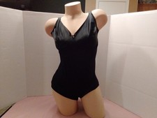 Vintage Size 40D Black Sears Full Body Girdle