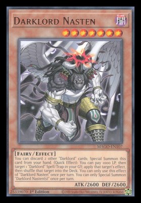 Yu-Gi-Oh Darklord Nasten Maximum Gold #MAGO-EN107 1st Edition