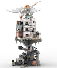 Castle Bank Building Set Collectible White Dragon Architecture Lego