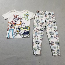 Toy Story Pajamas Size 3T Kids Toddler Woody Buzz Lightyear AOP Allover Disney