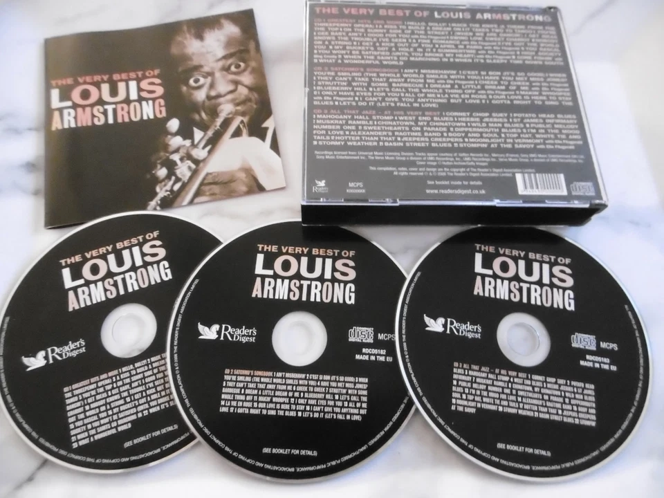 Louis Armstrong 3 CD Readers Digest Very Best Of Hello Dolly Mack Messer Hoch - Bild 1 von 1
