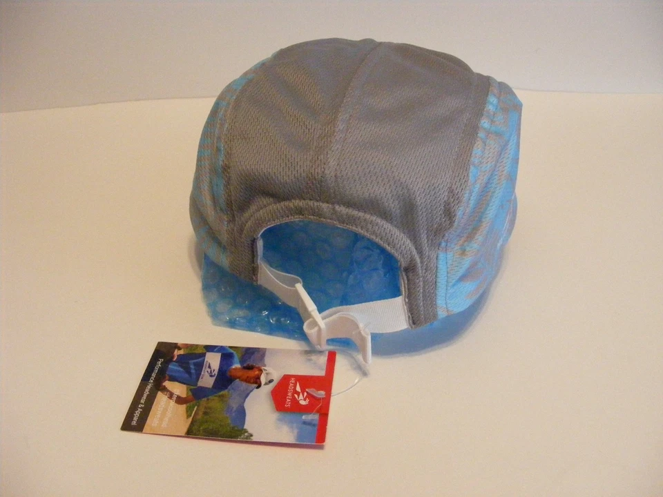 Headsweats Performance Race Running Hat, Designs Blue Fern, New - Image 4 of 4