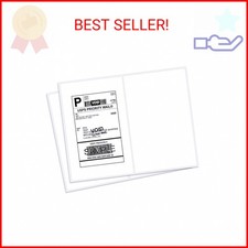 RyhamPaper Shipping Labels with Round Corner, 8.5 x 5.5 Inches Half Sheet Self A
