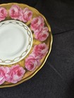 Royal Chelsea ‘Pink Cabbage Roses’ Teacup & Saucer On Gold -English Bone China — photo 4