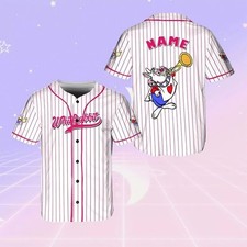 Personalized Alice In Wonderland Character White Rabbit 3D Baseball Jersey Shirt