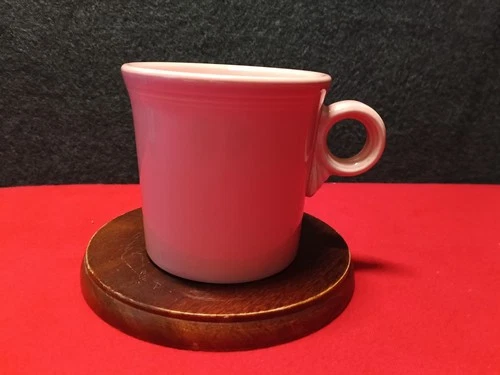 Homer Laughlin Rose Pink Fiesta Mug Fiestaware O Ring Handle Coffee Cup HLC USA