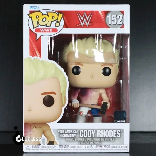 Funko Pop! WWE The American Nightmare Cody Rhodes #152 And Pop Protector