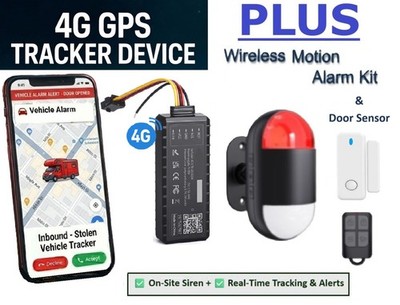 Funkfernbedienung Bewegung + Tür Alarmanlage + GPS-Tracker Live-Tracking mobile Alarme