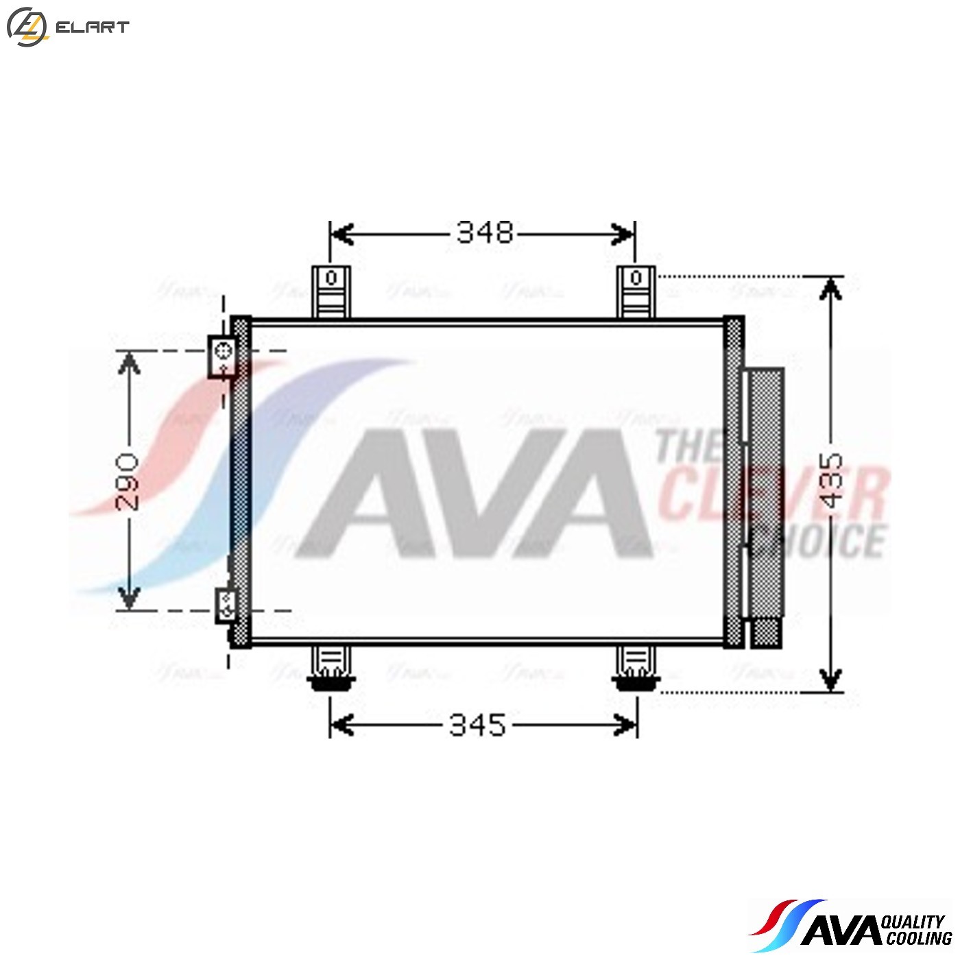 CONDENSER AIR CONDITIONING SZA5116D FOR SUZUKI VAUXHALL AGILA/Mk/II OPEL 3cyl