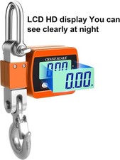 Bilancia Da Gru Digitale, Bilancia Sospesa Da 500 Kg 1100 Libbre,  W006