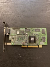 ATi AGP RAGE 128GL 32MB Video VGA Graphics Card #109-51900-01 Vintage DOS WIN