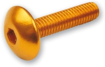 Vicma Fairing Screws hex Socket Head - Anodized Aluminum Gold - Set of 6 pcs -