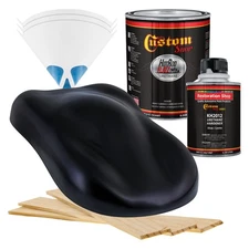 HOT ROD FLATZ Dark Midnight Blue Pearl Quart Kit URETHANE Flat Auto Paint Kit