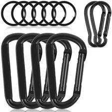 Carabiner Clip, 4 Pack, 850lbs 3" Heavy Duty Caribeaners for Hammocks, Campin...