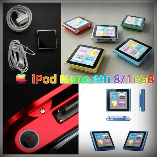 Apple iPod Nano 6th Generation 8GB 16GB Tested Work Great All Colors For Gift