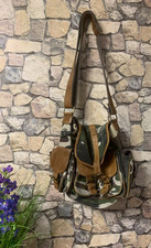 Fritzi Aus Preussen Joshi04 – Lässige Camo Canvas Umhängetasche Für Damen, Mit Verstellbarem Riemen & Reißverschlussfach