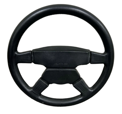 【保管品】いすゞ irmscher イルムシャー MOMO M38 ステアリング MOMO AMG M38 Steering Wheel KBA 70056 Black 380mm Italy W124 W126