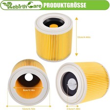 Qcwwy Staubsauger Filter Set - 2 Stück Waschbare Filter Für ZR005201 & RH6543/6545WH