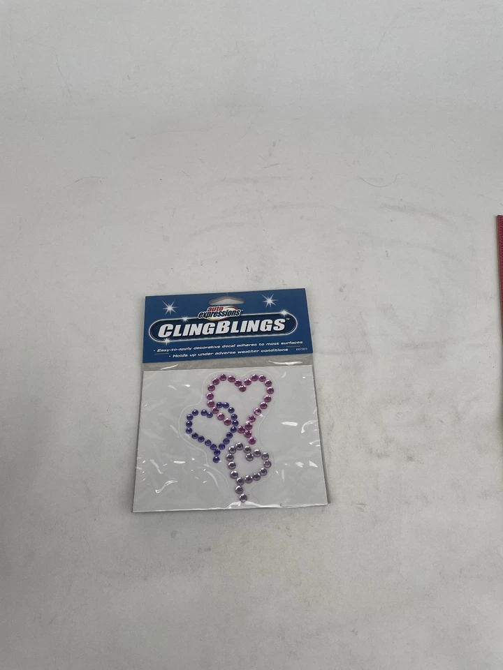 2 calcomanías de cristal rosa púrpura emblema pegatina auto cuaderno teléfono celular equipaje coche Foto 3 de 4