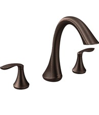 Moen T943ORB Oil-Rubbed Bronze 2-Handle Deck Mount Roman Tub Faucet