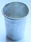 Antique Sterling Silver Small Drinking Cup Cordial 9.6 Gram With Hallmark 84