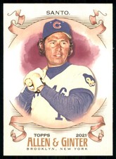 2021 Topps Allen & Ginter #86 Ron Santo Chicago Cubs 53274