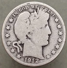 1912-D Barber Half Dollar