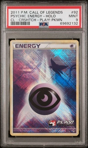 PSA 9 2011 Pokémon: Espeon Psychic Energy 92/95 (Play! Pokemon Promo)