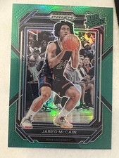 2023 Panini Prizm Draft Picks - Rated Prospect Jared McCain #2 Green Prizm (RC)