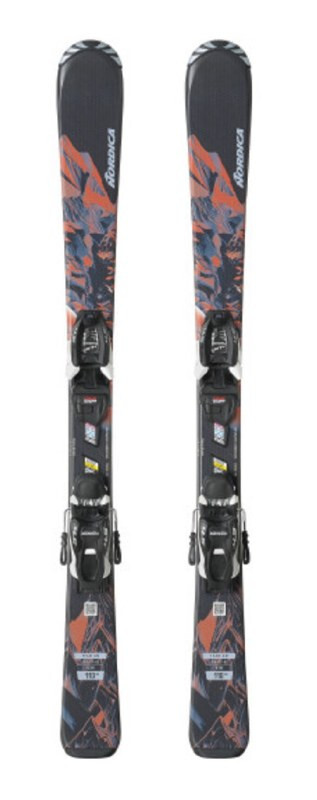 Nordica Team AM Skis + 7.0 Bindings - 2025 - Junior - 140 cm