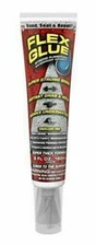NEW Flex Glue GFSTANR06 6OZ TUBE WHITE Strong Rubberized Waterproof Adhesive 